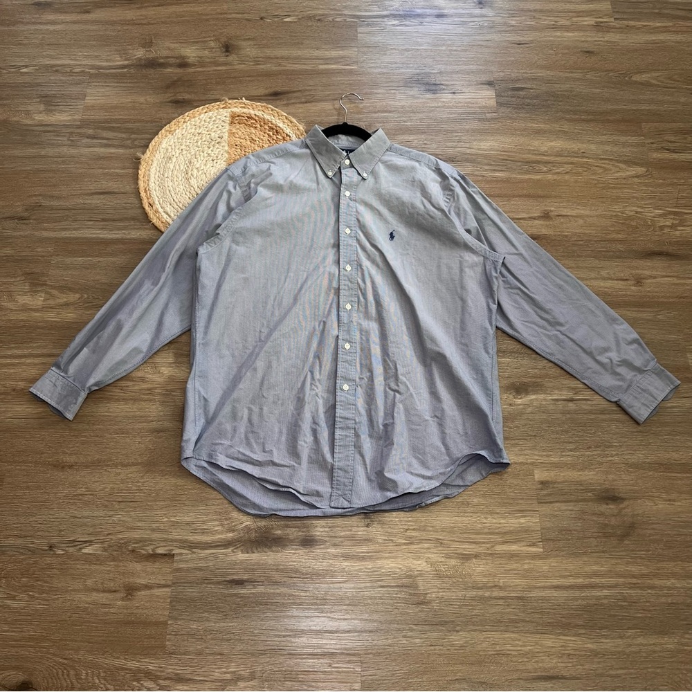 POLO RALPH LAUREN Blake Pony Long Sleeve Mens Button Down Shirt READ DESC